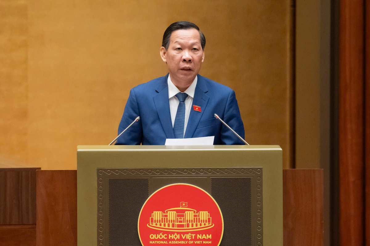 Chủ nhiệm Ủy ban Kinh tế và Tài chính Phan Văn Mãi. (Ảnh: Quốc hội)