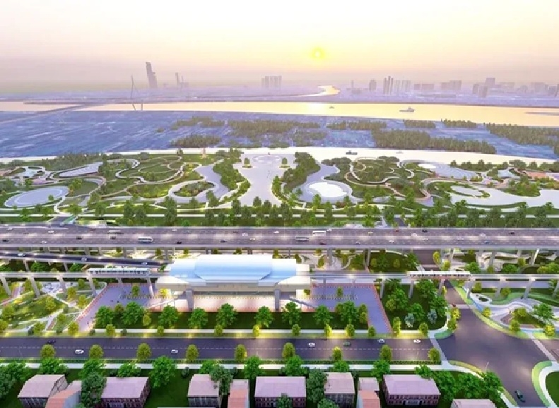 Phối cảnh Dự án đầu tư xây dựng Trục Đại lộ cảnh quan sông Hồng