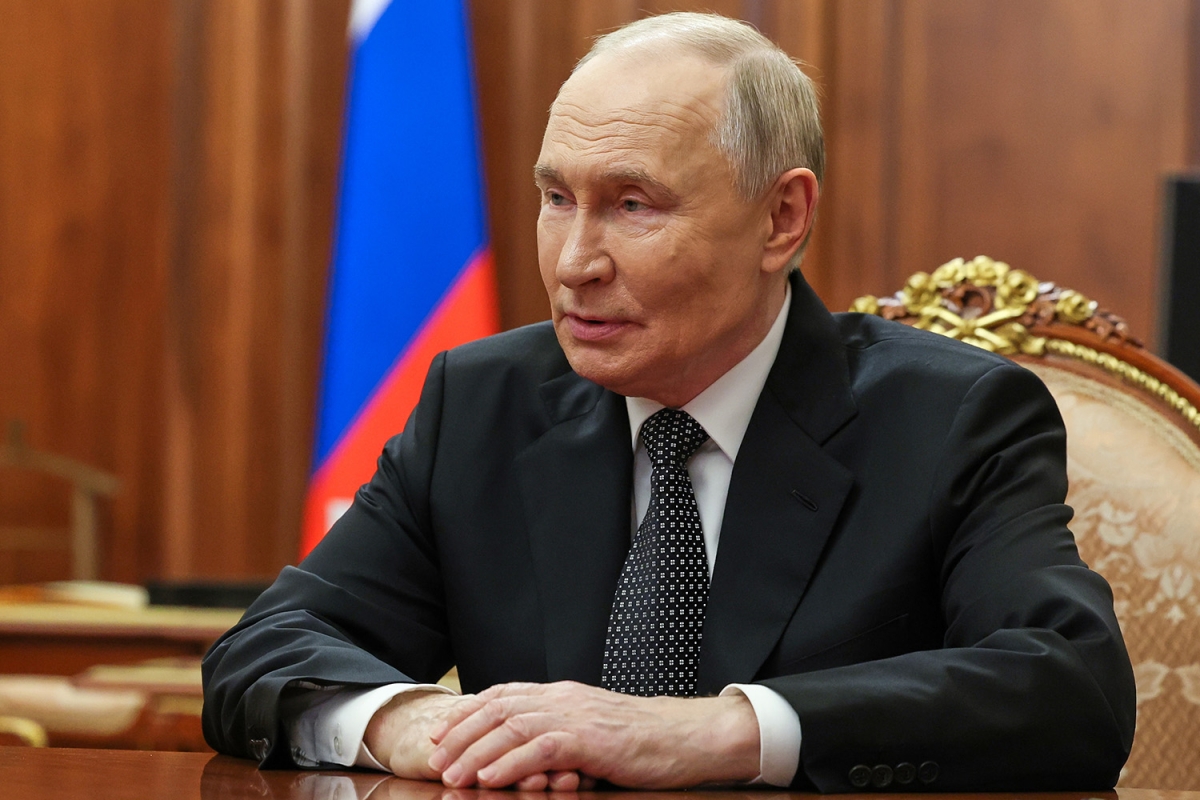 Tổng thống Nga Vladimir Putin. Ảnh: Sputnik/AP