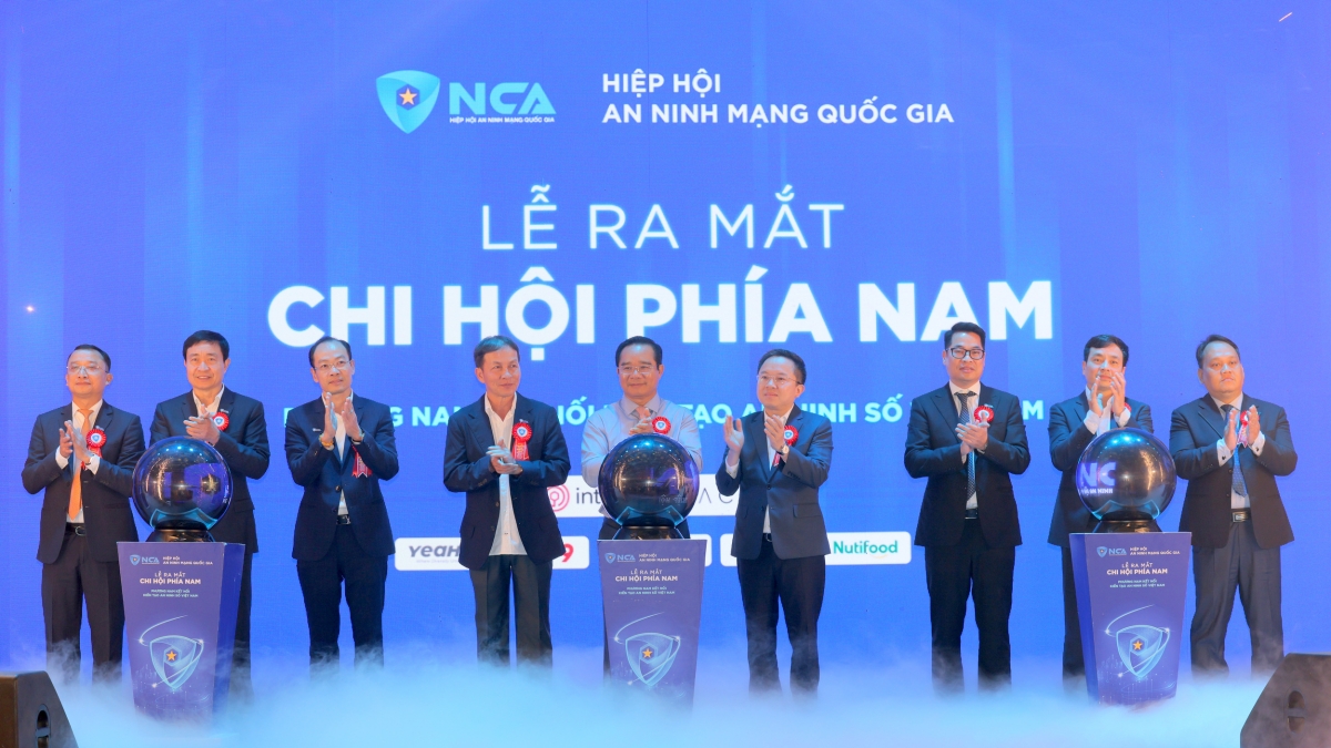 Ra mắt Chi hội phía Nam Hiệp hội An ninh mạng Quốc gia (ảnh: BTC)