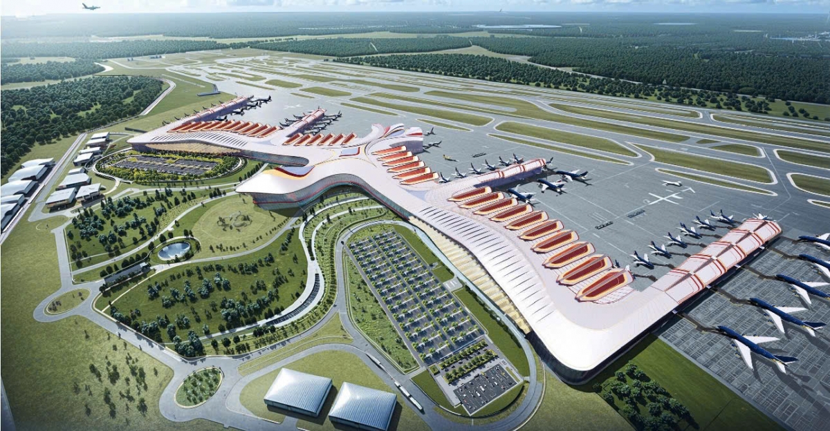 Nhà ga hành khách của Cảng HKQT Phú Quốc sẽ được thiết kế và lấy cảm hứng từ hình tượng chim phượng hoàng - loài chim tượng trưng cho hoàng gia, quyền lực và cao quý.