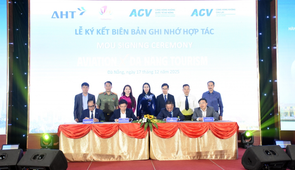 Sở Văn hóa, Thể thao và Du lịch TP Đà Nẵng và các đơn vị hàng không ký kết Biên bản ghi nhớ hợp tác giai đoạn 2026–2030