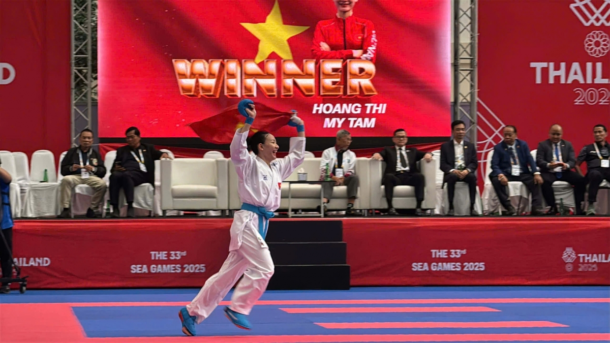 Karate Việt Nam giành 3 HCV, 1 HCB chiều 13/12. 