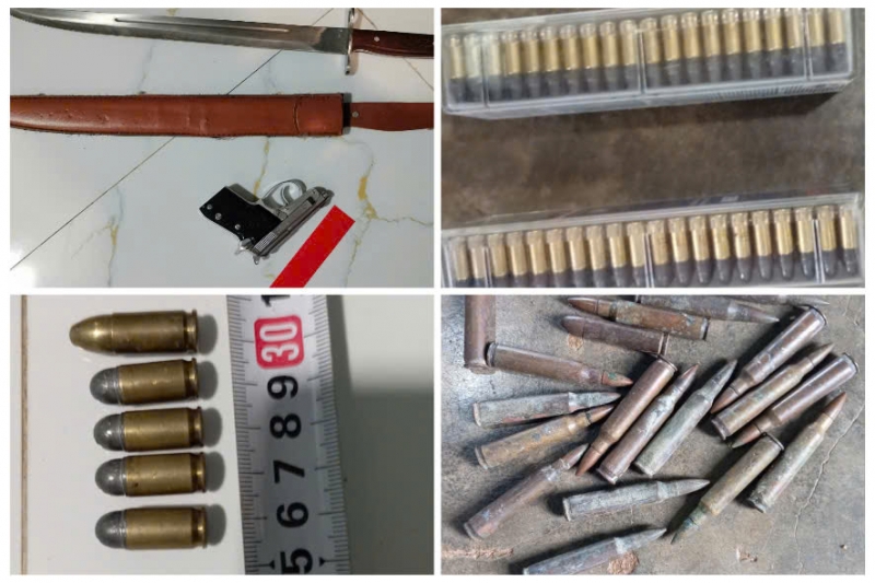 Tang vật thu giữ.