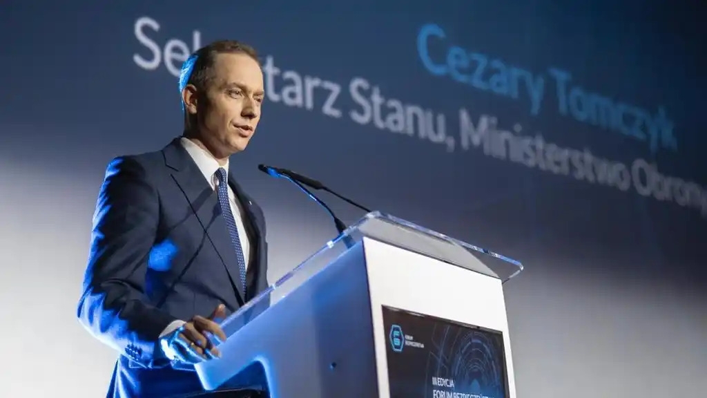 Thứ trưởng Bộ Quốc phòng Ba Lan Cezary Tomczyk. Ảnh: Theo mezha.net