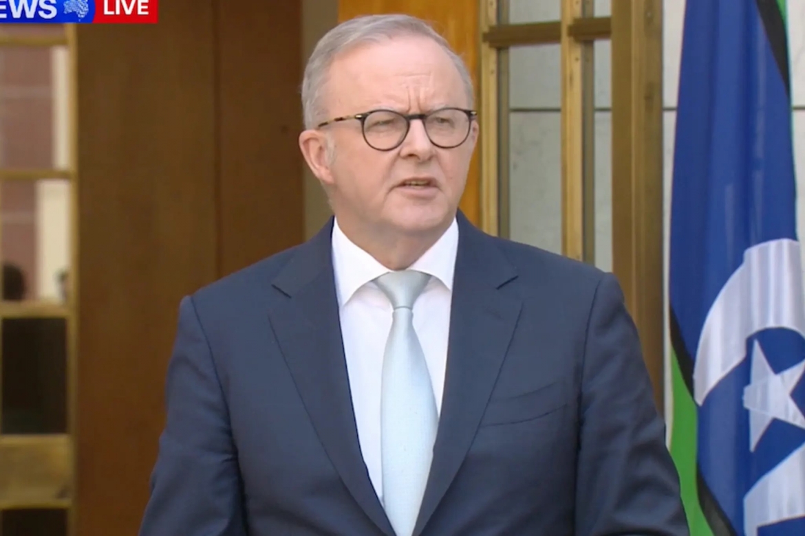 Thủ tướng Australia Anthony Albanese công bố các biện pháp mới chống lại chủ nghĩa bài Do Thái. Nguồn: Nine News