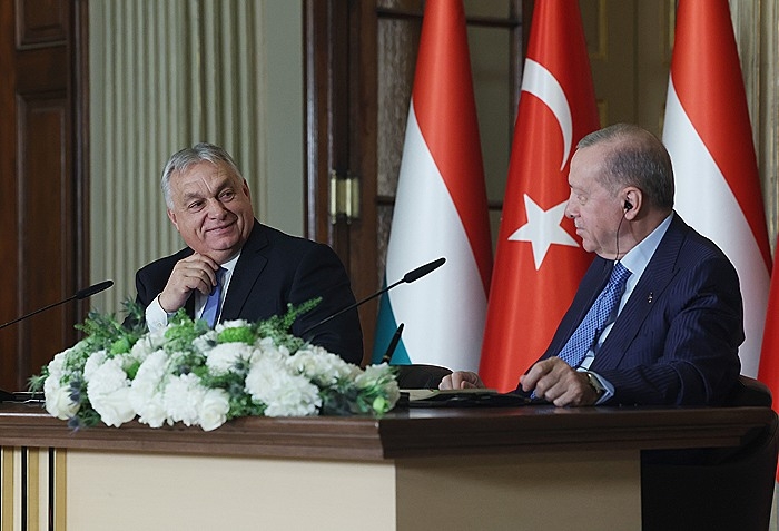 Thủ tướng Hungary Viktor Orban và Tổng thống Thổ Nhĩ Kỳ Recep Tayyip Erdogan (từ trái sang phải). Nguồn: Getty Images