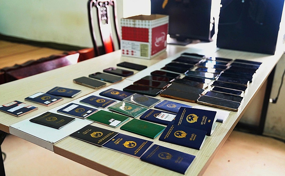 Tang vật vụ án. (Ảnh: Công an Nghệ An)