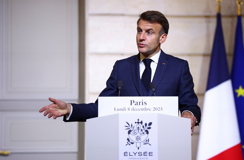 Tổng thống Pháp Emmanuel Macron. Ảnh: Reuters
