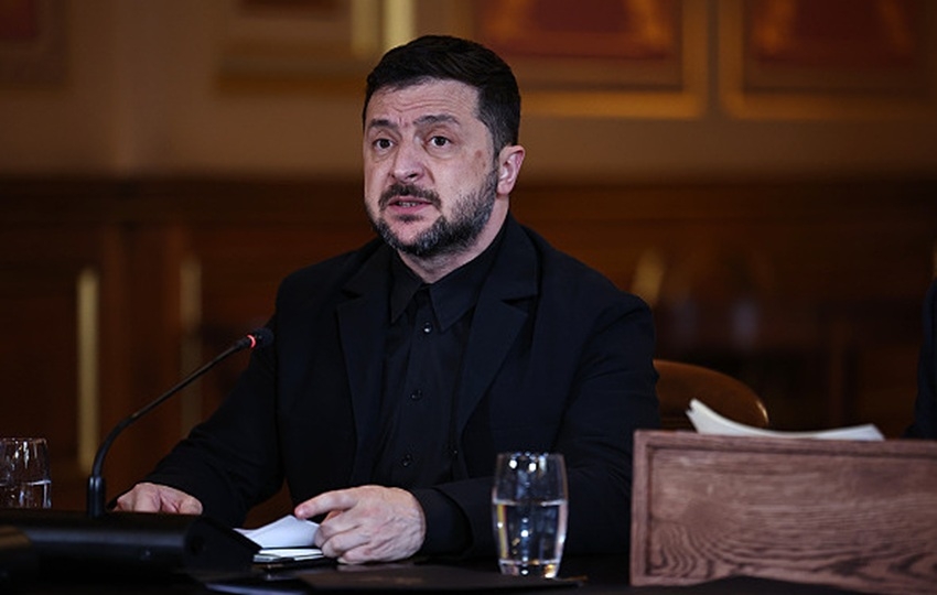 Tổng thống Zelensky thừa nhận Ukraine hiện chưa có cơ hội gia nhập NATO. Ảnh: WPA/Getty