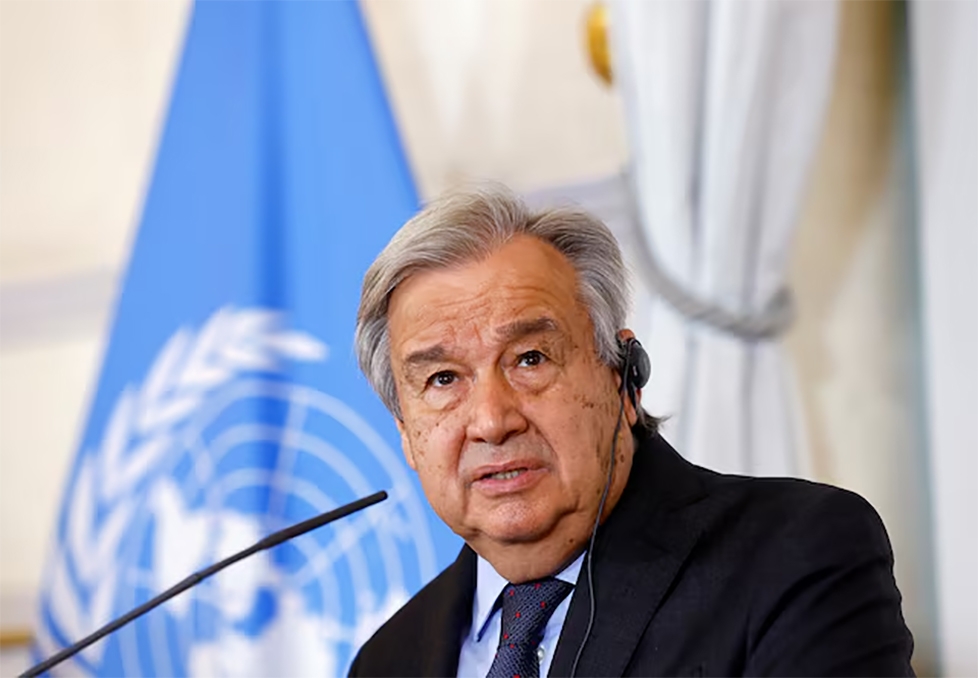 Tổng thư ký Liên Hợp Quốc Antonio Guterres. Ảnh: Reuters.
