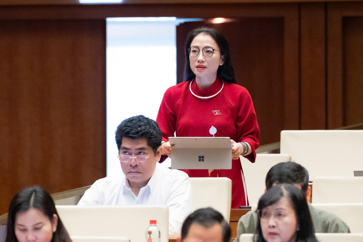 ĐBQH Trần Khánh Thu. Ảnh: Quốc hội