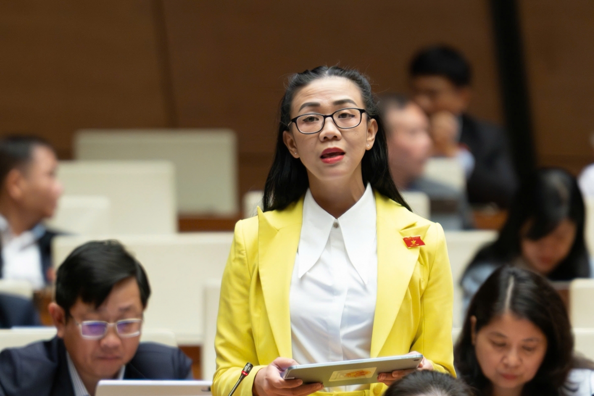 ĐB Trịnh Thị Tú Anh - Lâm Đồng. Ảnh Quốc hội