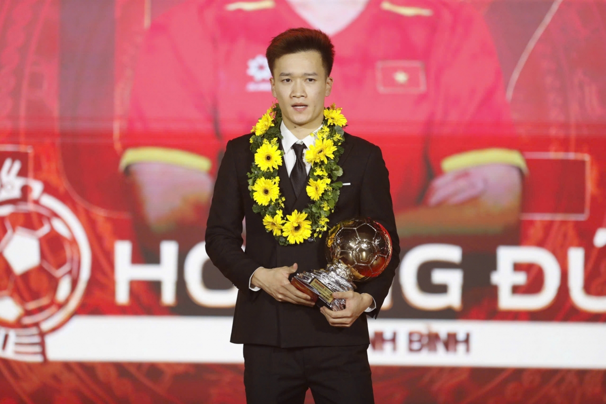 (Ảnh: BTC lễ trao giải Quả bóng Vàng Việt Nam 2025).