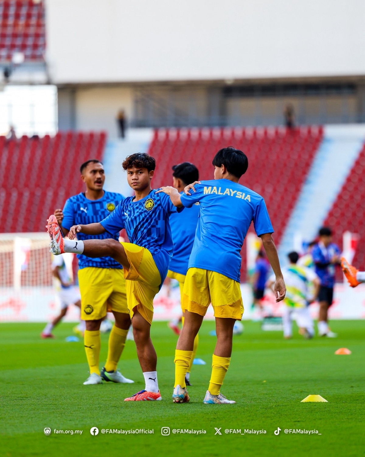 Malaysia sớm phải nhận bàn thua. (Ảnh: FAM). 