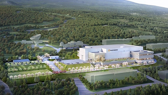 Trung tâm vũ trụ Hanwha Systems – Jeju. (Ảnh: KBS News)