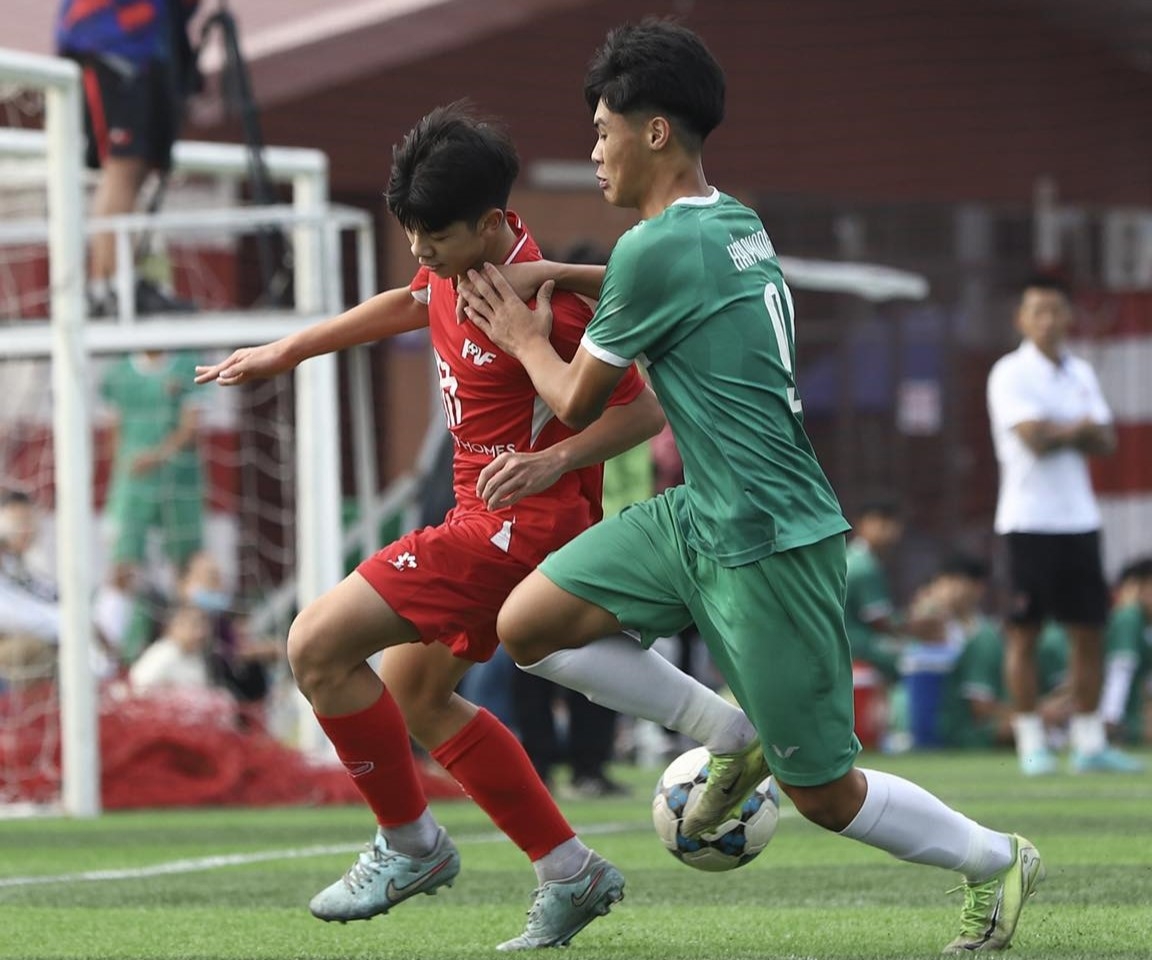 Ảnh: BTC giải U14 các CLB khu vực phía Bắc. 