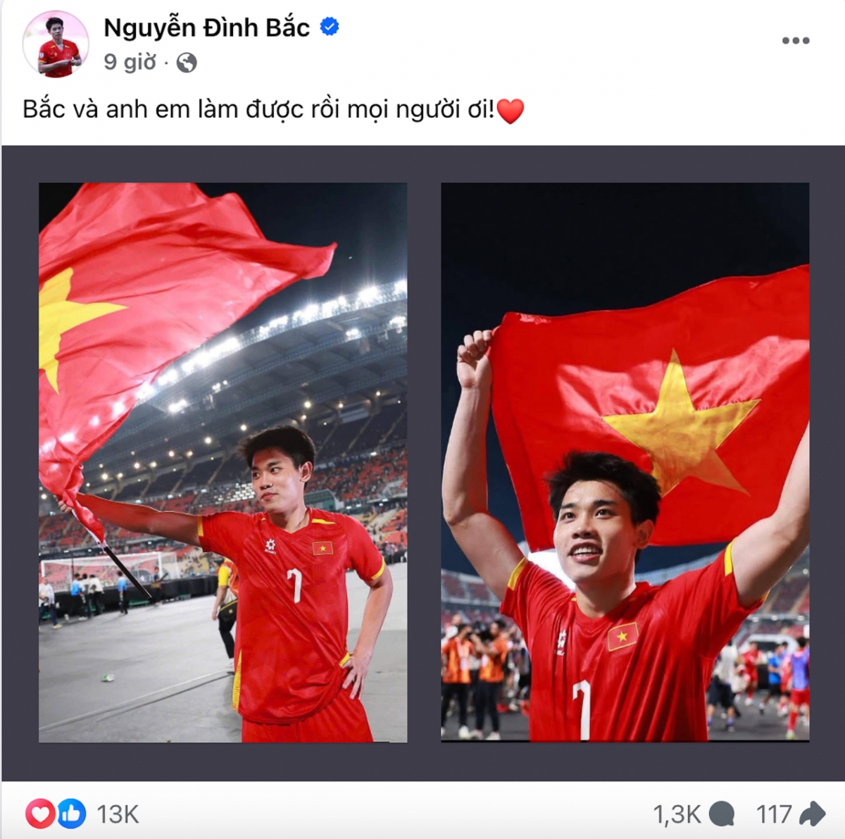 Đình Bắc chia sẻ cảm xúc sau tấm HCV.