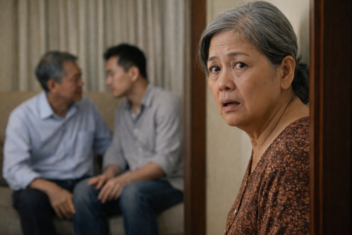 Tôi lặng người, hóa ra trong suy nghĩ của chồng, tôi chỉ là một người giúp việc không công cho tuổi già (ảnh minh họa: AI)