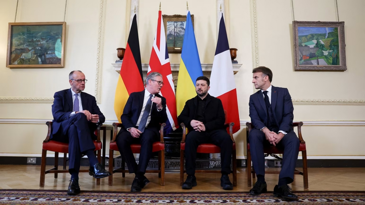 Các nước châu Âu xem xét khuôn khổ đảm bảo an ninh cho Ukraine. Ảnh: Reuters.