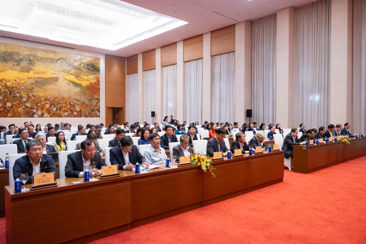 Hội nghị tổng kết hoạt động Khóa XV của Nhóm ĐBQH chuyên trách địa phương.