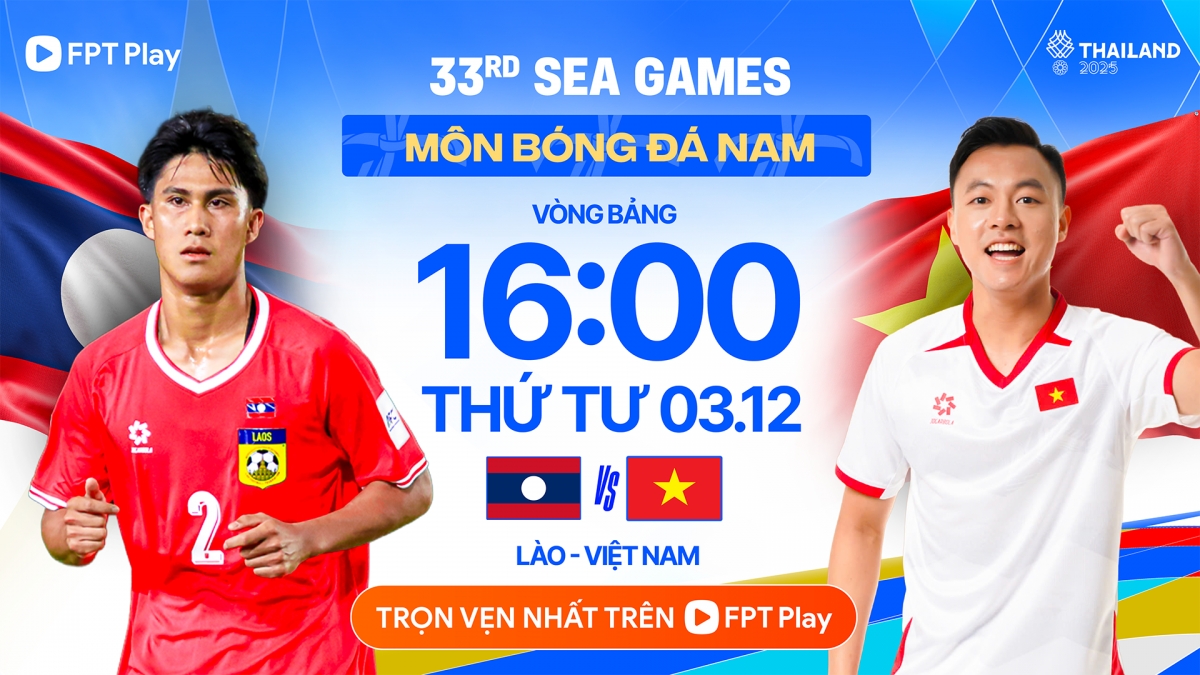 Trận đấu giữa U22 Việt Nam vs U22 Lào diễn ra vào lúc 16h hôm nay 3/12.