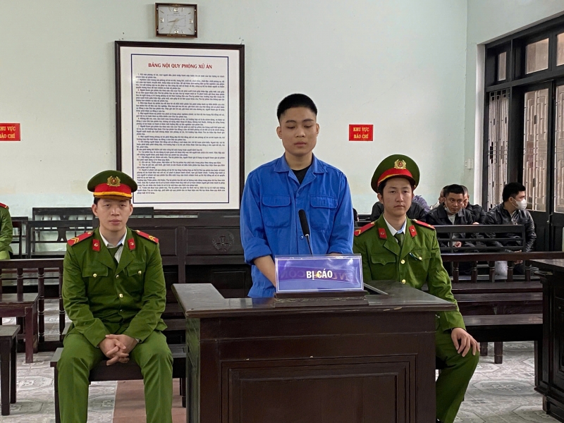 Lê Ngọc Hải tại phiên tòa xét xử sơ thẩm