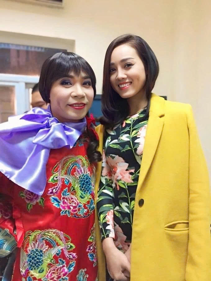 Người đẹp Ngọc Hà nhớ kỷ niệm cùng ông xã, NSND Công Lý, ở hậu trường chương trình Táo Quân.