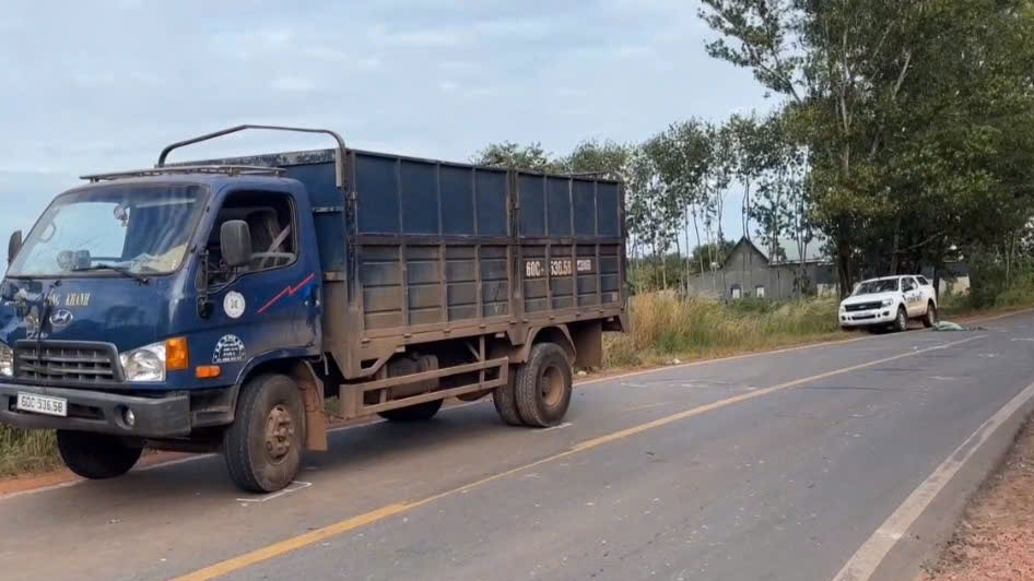 Hiện trường vụ tai nạn 