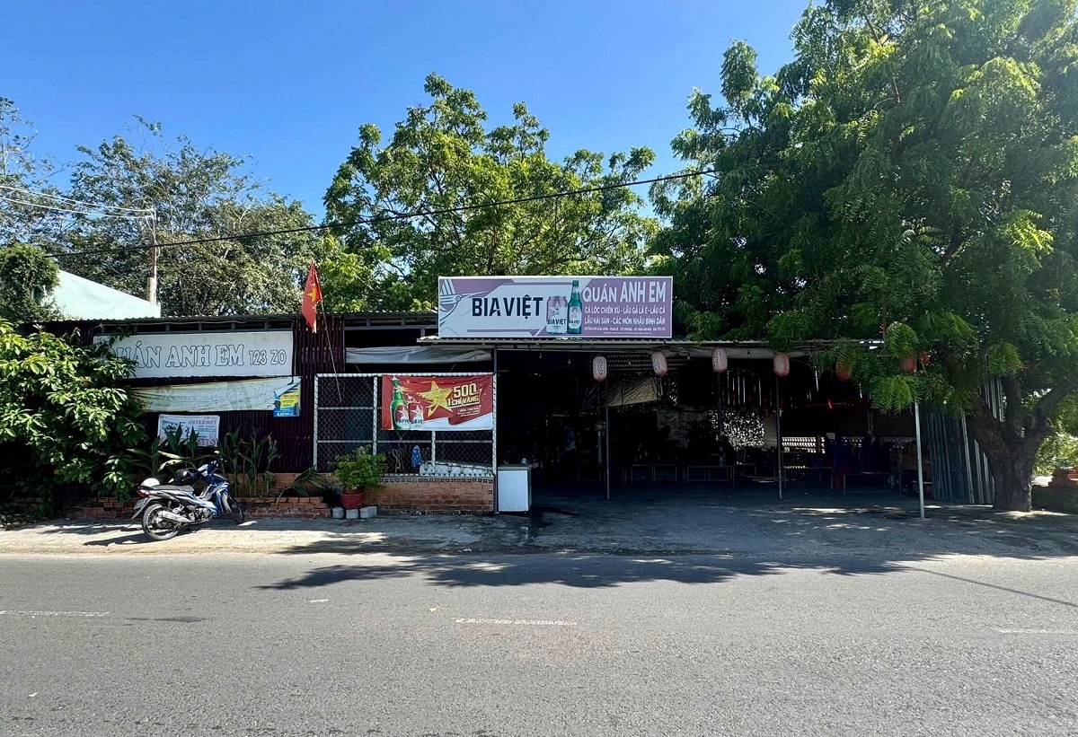 Quán nhậu nơi xảy ra vụ việc. Ảnh: B.H 