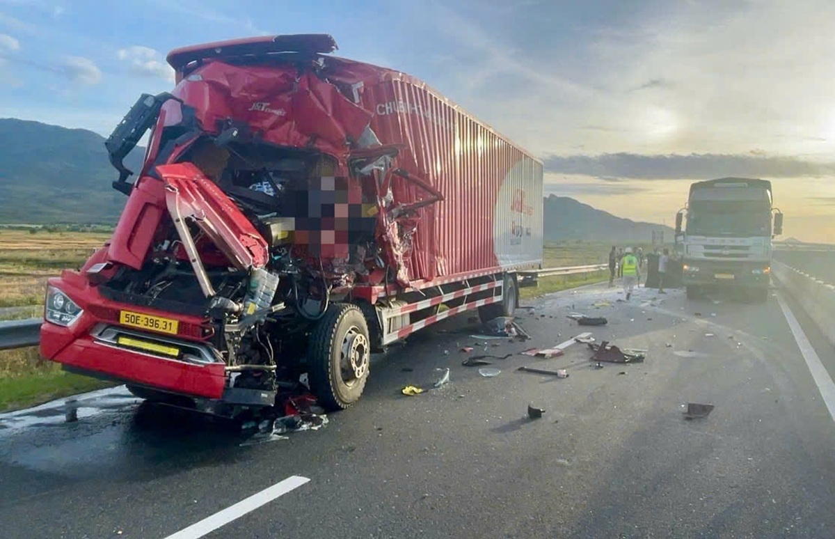 Hiện trường vụ tai nạn. Ảnh: B.H