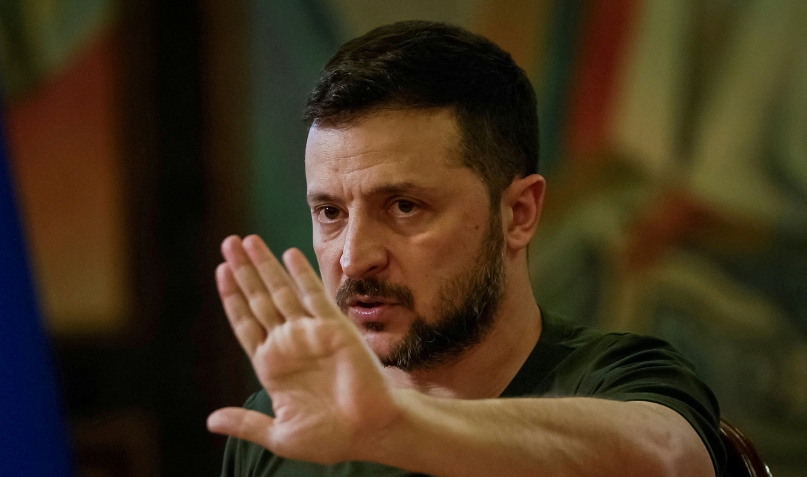 Tổng thống Ukraine Volodymyr Zelensky. Ảnh: Reuters