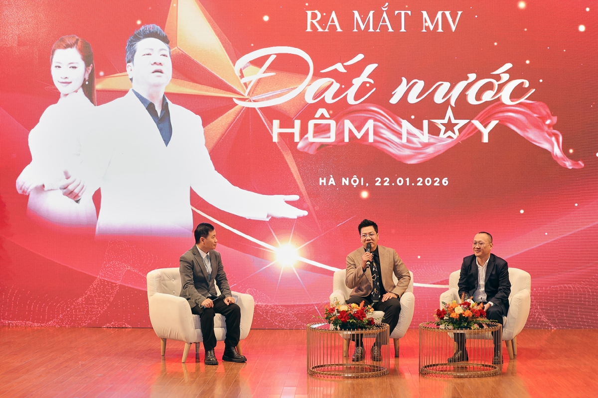 NSND Quốc Hưng và nhạc sĩ Nguyễn Thành Trung ra mắt MV "Đất nước hôm nay"