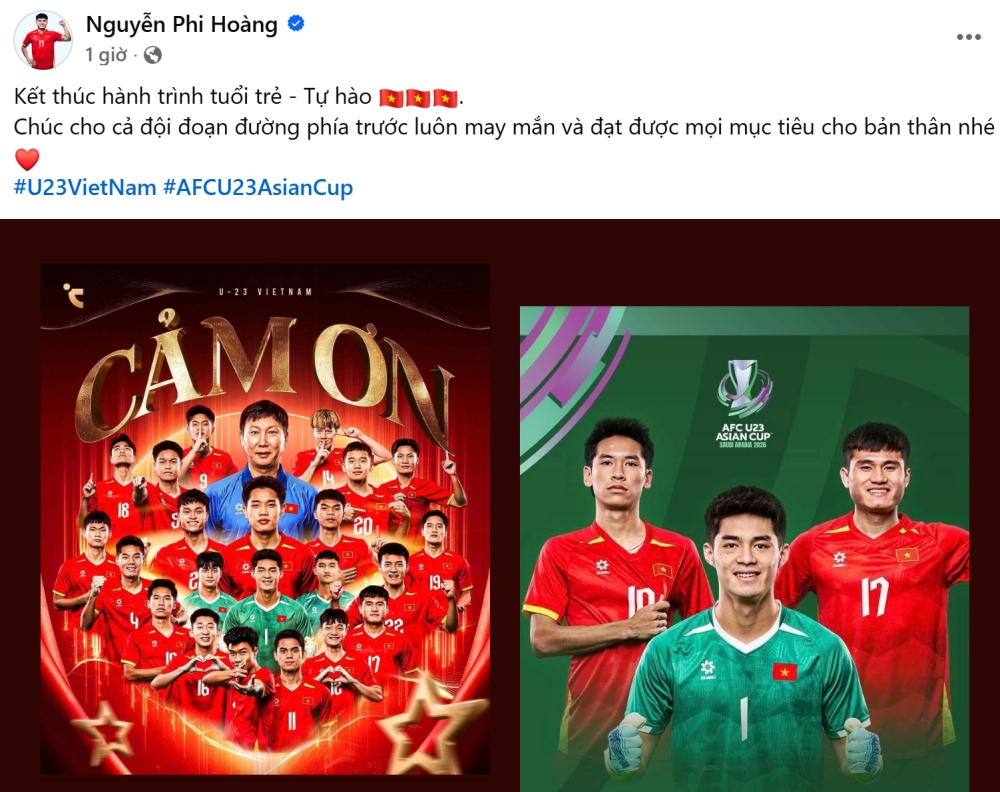 Phi Hoàng tiếp tục có giải đấu ấn tượng trong màu áo U23 Việt Nam.