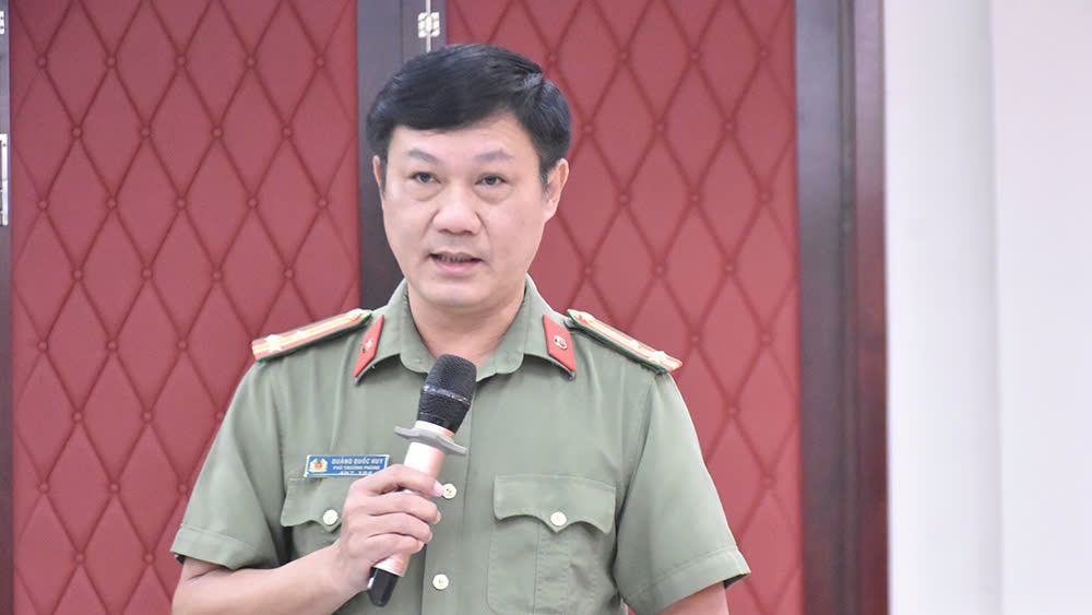 Thượng tá Quảng Quốc Huy, Phó trưởng Phòng Tham mưu Công an tỉnh An Giang