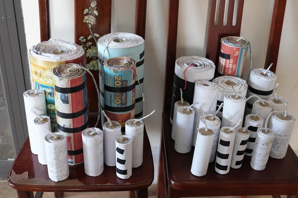 Tang vật thu giữ. Ảnh: Công an Nghệ An