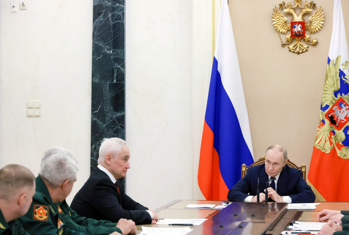 Tổng thống Putin chủ trì một cuộc họp ở Moscow ngày 29/12/2025. Ảnh: Reuters