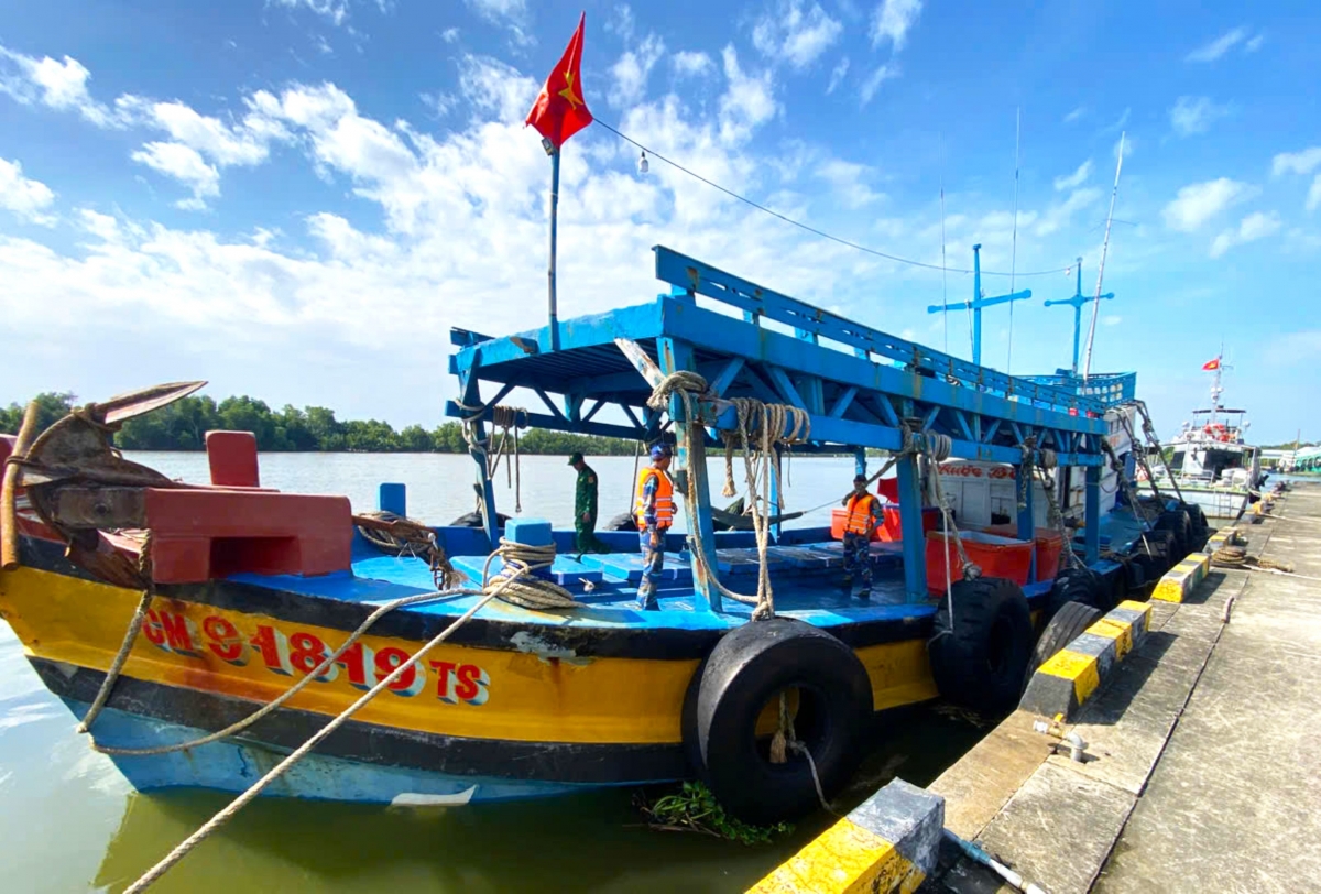 Hiện tàu cá đang bị tạm giữ để tiếp tục làm rõ