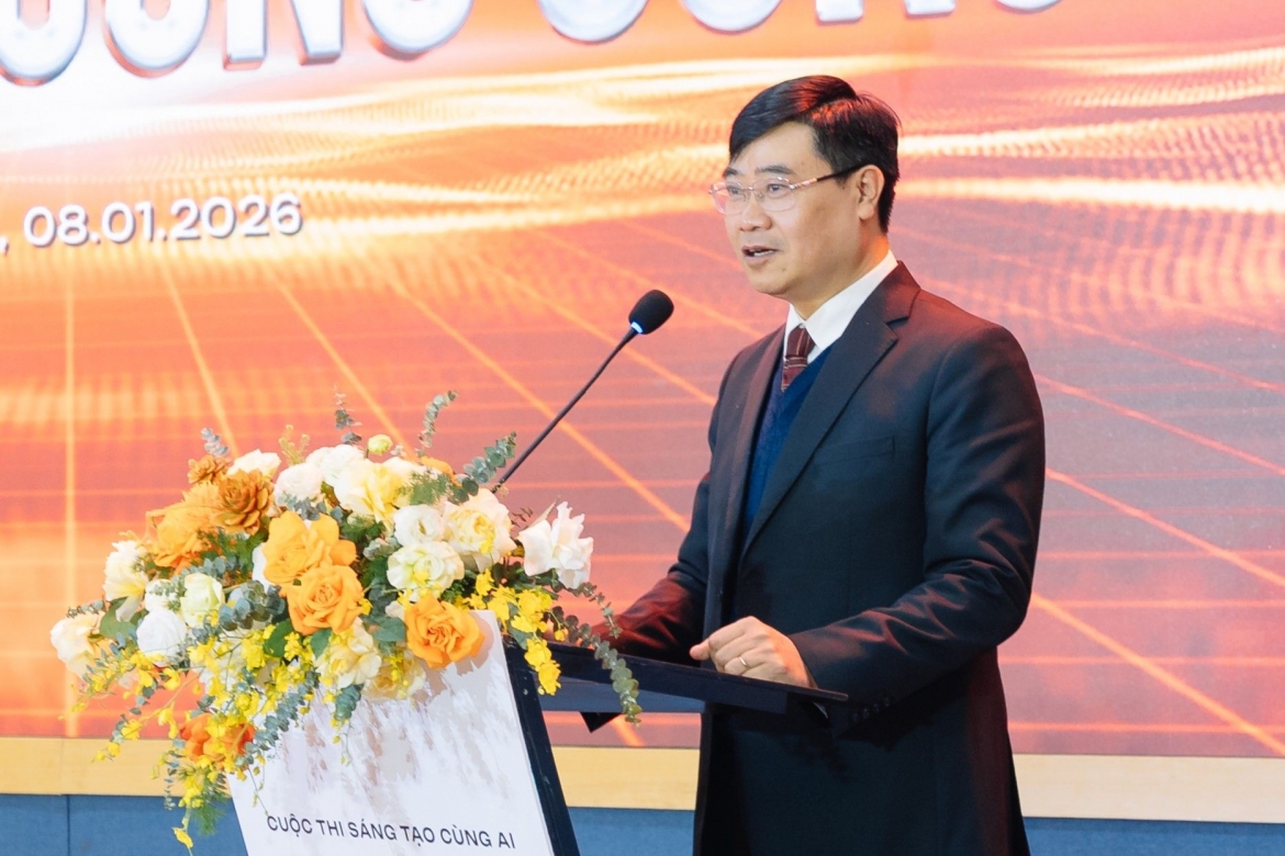 Đại tá, Tiến sĩ Nguyễn Hồng Quân, Cục An ninh mạng và Phòng, chống tội phạm sử dụng công nghệ cao (Bộ Công an) (Ảnh: Ban tổ chức)