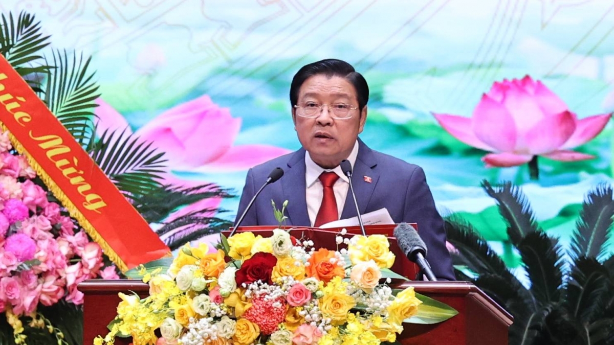 Ủy viên Bộ Chính trị, Bí thư Trung ương Đảng, Trưởng Ban Nội chính Trung ương, Phó Trưởng Ban Thường trực Ban Chỉ đạo Trung ương về phòng, chống tham nhũng, lãng phí, tiêu cực; Phó Trưởng Ban Thường trực Ban Chỉ đạo cải cách tư pháp (CCTP) Trung ương Phan Đình Trạc đọc diễn văn tại lễ kỷ niệm.