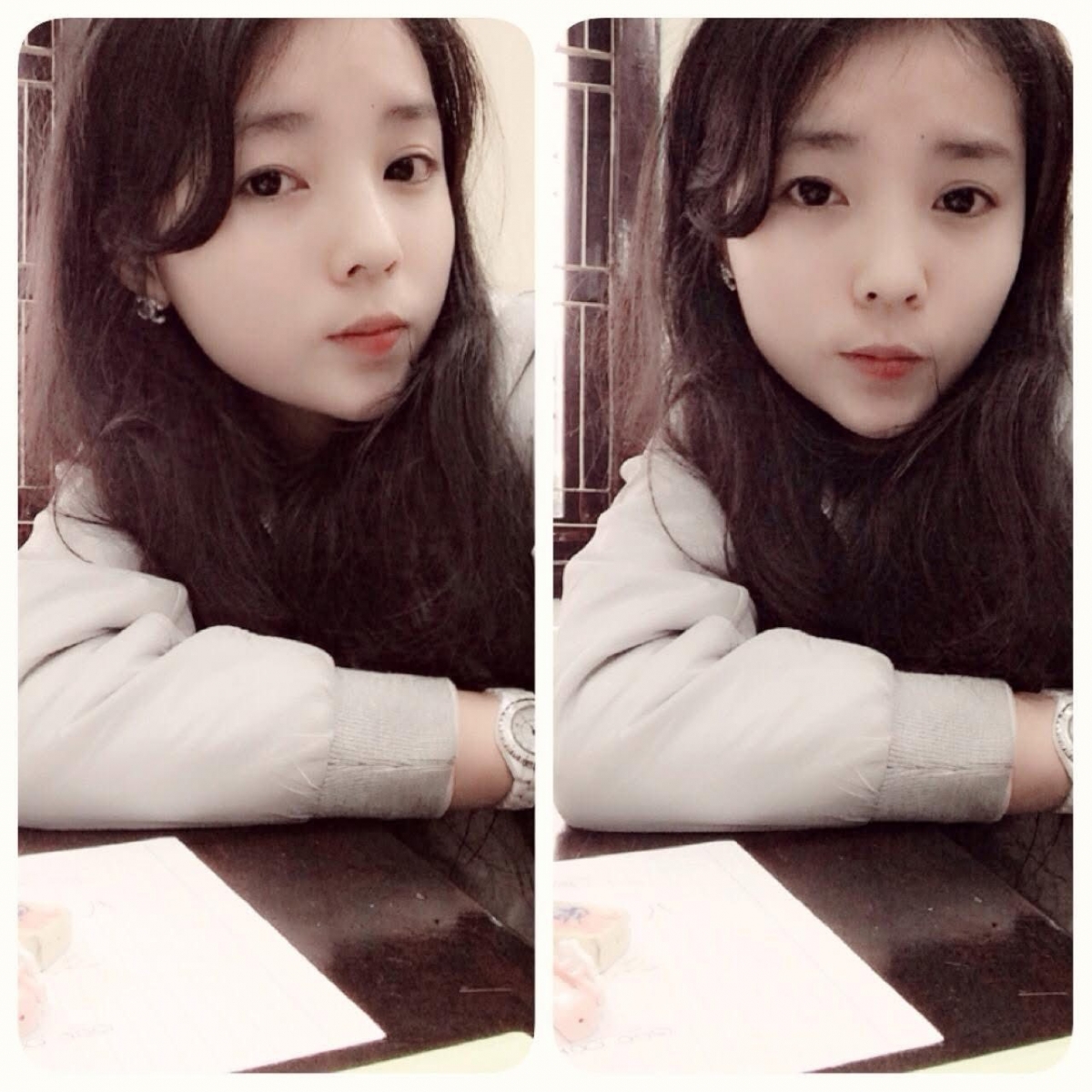 Hoa hậu Kỳ Duyên không bỏ qua trào lưu này, đăng ảnh từ năm 2014, thời còn đi học. Kỳ Duyên gây ấn tượng với gương mặt bầu bĩnh, nét đẹp trong trẻo, mộc mạc. Dù không trang điểm cầu kỳ hay theo đuổi phong cách thời trang nổi bật, nhưng đường nét gương mặt hài hòa của người đẹp đã sớm được chú ý.