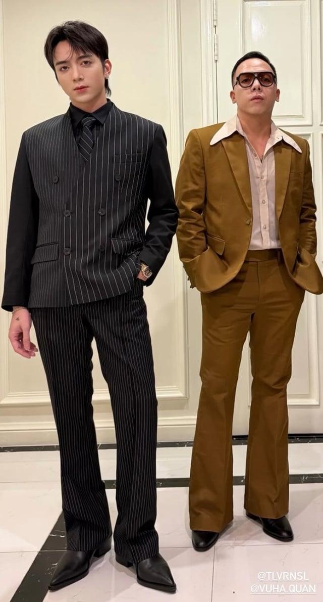 SOOBIN và Touliver tại đám cưới của Phương Nhi và Minh Hoàng.