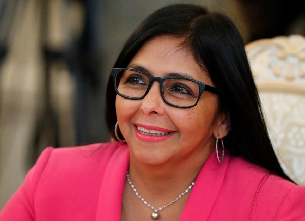 Phó Tổng thống Venezuela Delcy Rodriguez. Ảnh: AP
