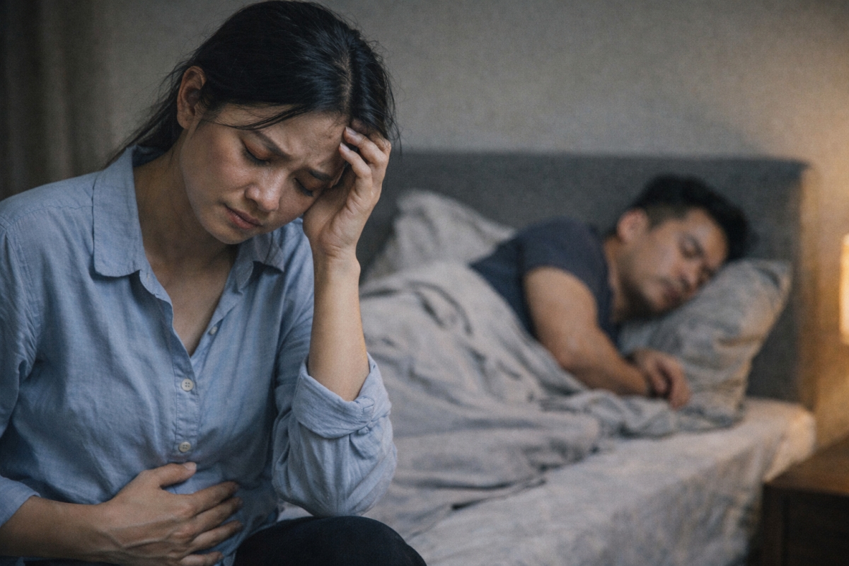 Tôi không biết đứa bé là con của chồng hay là kết quả của sai lầm ngoài ý muốn (ảnh minh họa: AI)