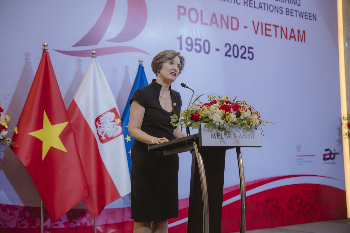 Bà Joanna Skoczek, Đại sứ Đặc mệnh toàn quyền Cộng hòa Ba Lan tại Việt Nam. Ảnh: NVCC