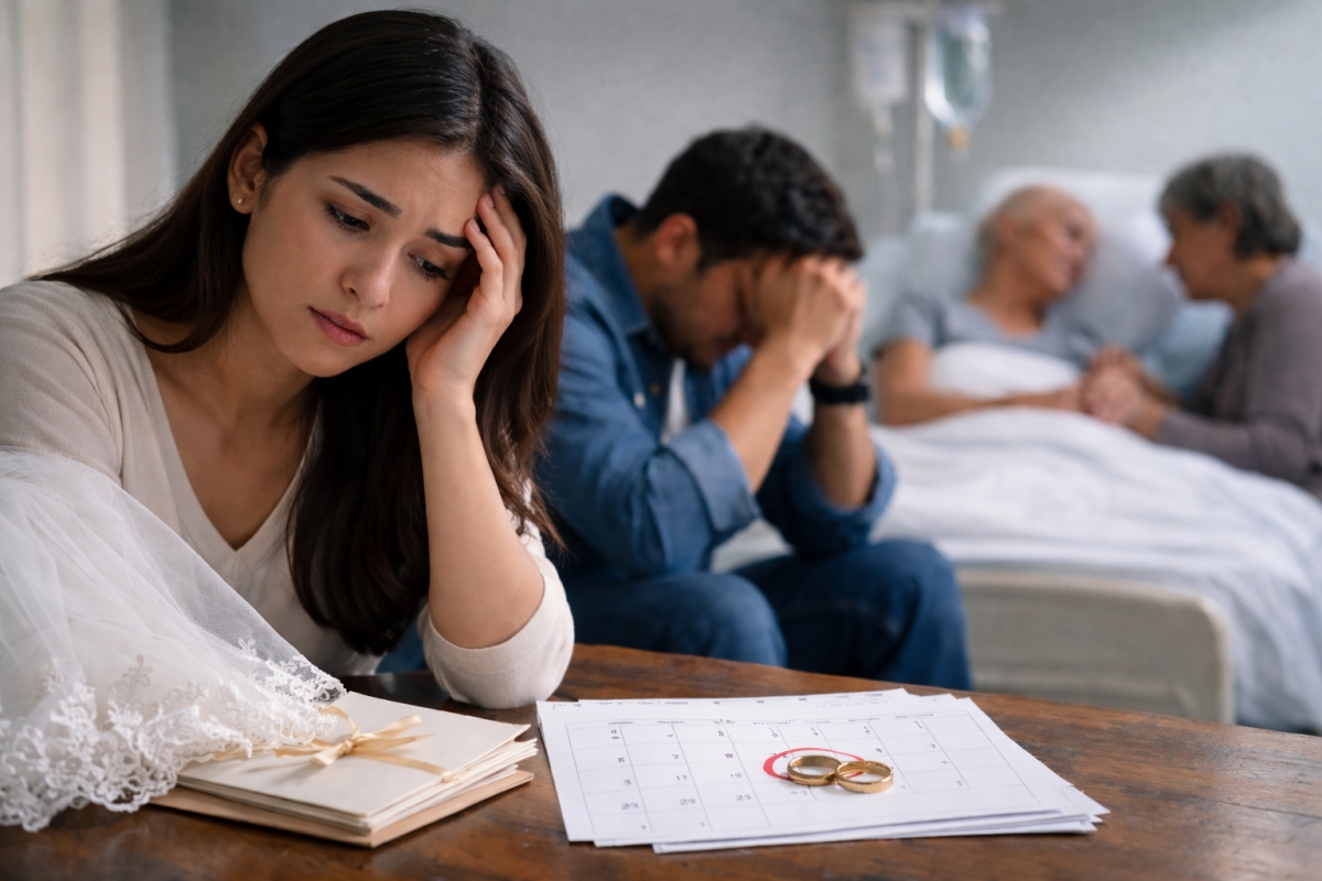 Anh lặng lẽ, không còn hào hứng bàn chuyện cưới xin như trước (ảnh minh hoạ: AI)