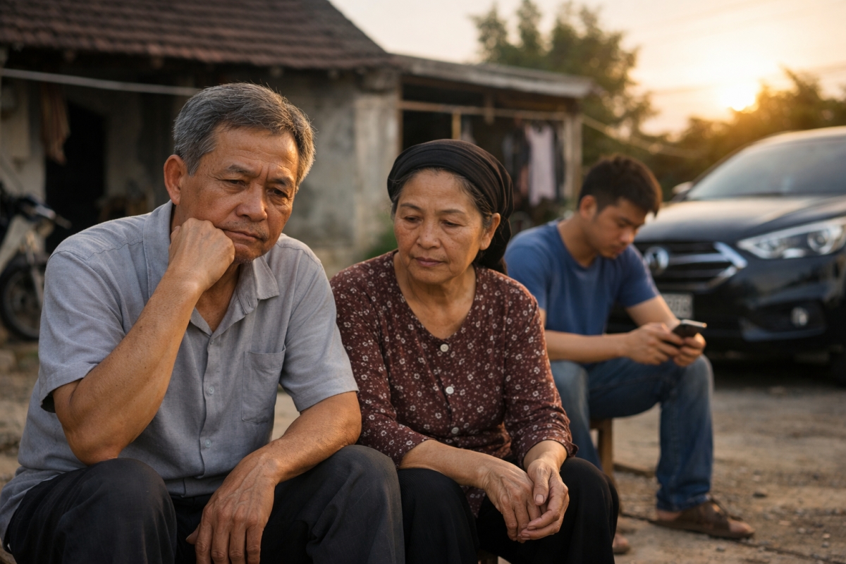 Vay thêm 300 triệu, mỗi tháng trả cả gốc lẫn lãi phải vài triệu cũng là khoản lớn đối với tôi và con. (Ảnh minh hoạ: AI)