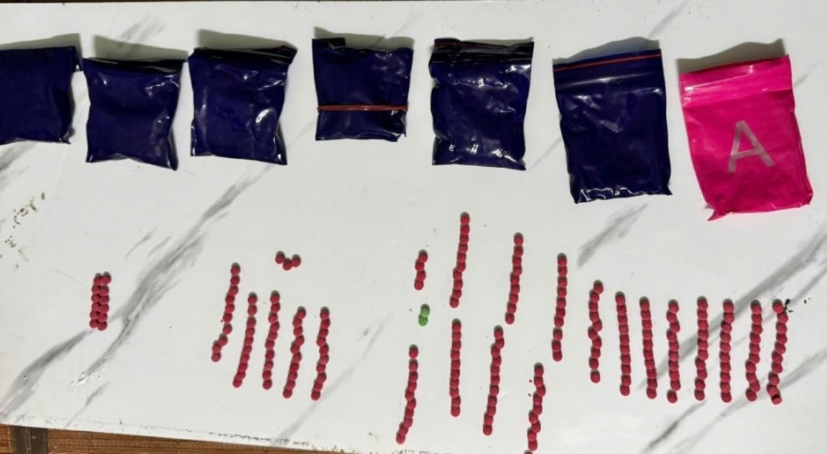 Tang vật vụ án (Ảnh: Công an Quảng Trị)