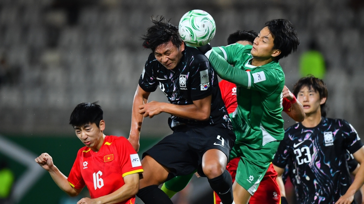 U23 Việt Nam xuất sắc đánh bại U23 Hàn Quốc nhờ sự tỏa sáng của thủ môn Văn Bình (Ảnh: AFC).