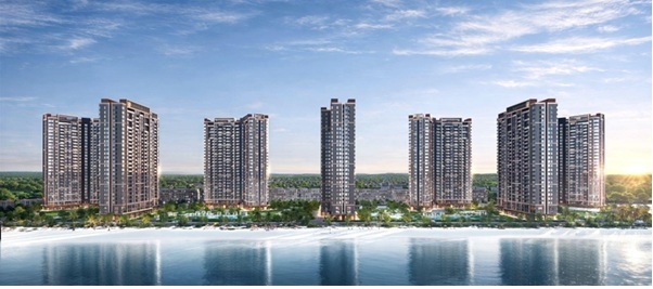 Masteri Grand Coast nằm trực diện và ôm trọn biển hồ Wonder Wave Park, mở ra tầm nhìn khoáng đạt đầy cảm hứng